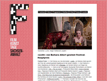 Tablet Screenshot of filmkunsttage.de